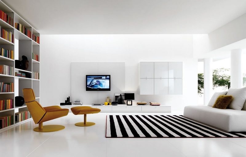 support-tv-mural-salon-mobilier-design-uiltra-moderne