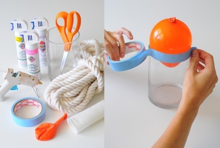 suspension-design-idees-diy-pas-cher--ballon-orange-corde-ciseaux