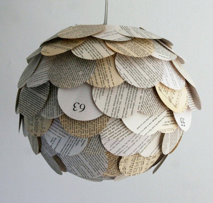 Lampe et suspension design: 55 idées diy faciles à imiter! Lustres désign Papier