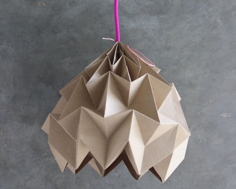 suspension design idees-diy-pas-cher-papier-origami