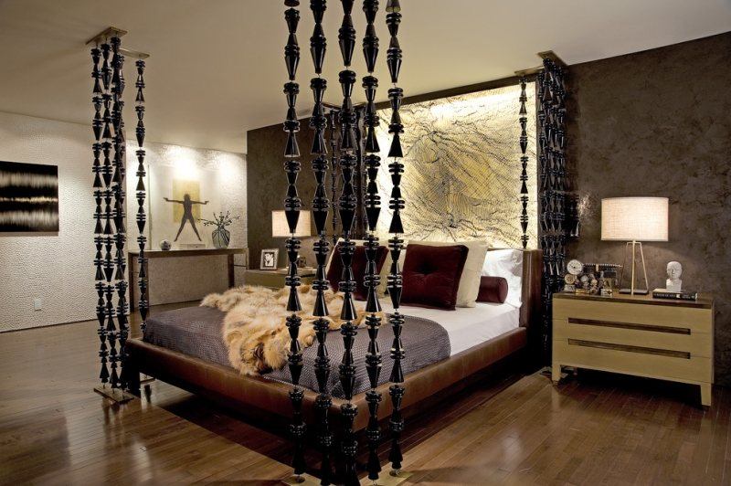 Tête de lit et déco murale chambre en 55 idées originales Chambre lumineux