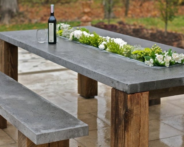 table-exterieur-banc-bois-jardin-revetement-sol