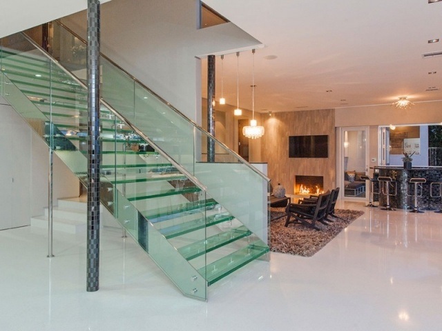 Escalier design moderne 79 idées en bois, béton, métal, verre Escalier désign Courante Main
