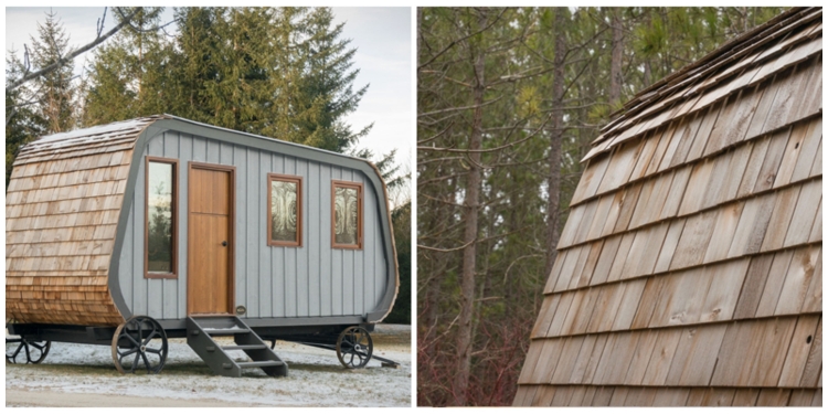 cabane-design-toit-bois-exterieur-vue-roue