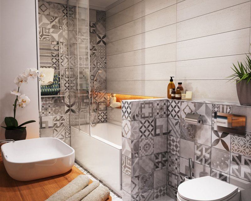 Carrelage mural salle de bain, panneaux 3d et mosaïques! Inspiration de salle Faience bains