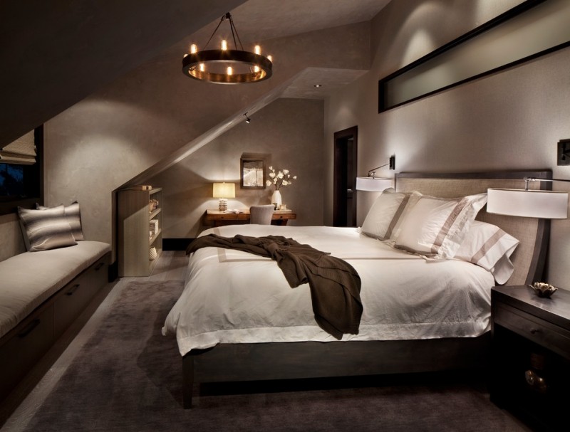 Chambre mansardée: 28 idées d'aménagement et de déco! Désign Lit Chambre