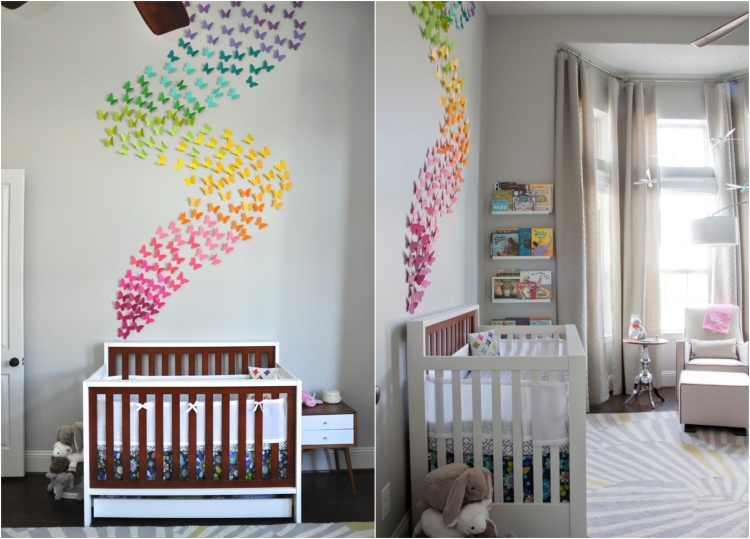 Décoration chambre bébé en 30 idées créatives pour les murs