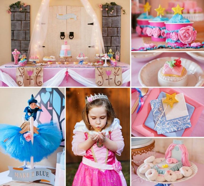decoration-anniversaire-enfant-princesse-sucreries-couronne-candy-bar décoration anniversaire enfant