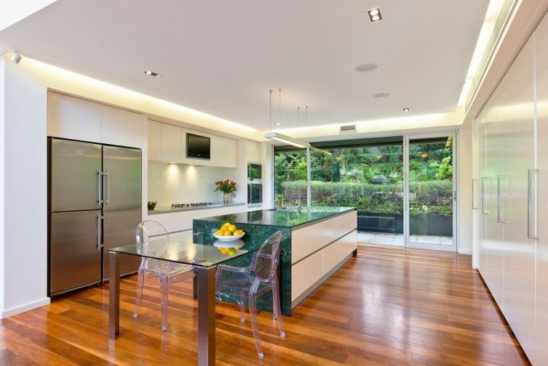 Design et conception cuisine –80 cuisines élégantes Suspension design cuisine