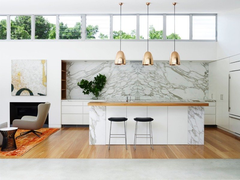 Design et conception cuisine –80 cuisines élégantes Suspension design cuisine