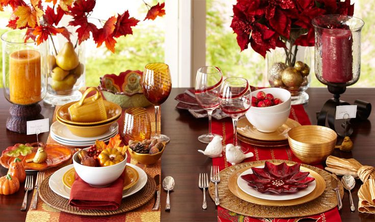 déco automne table festive couleurs chaleureuses