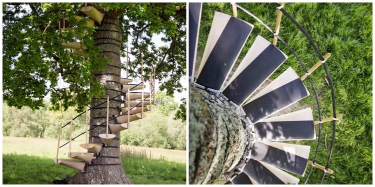 escalier-colimacon-arbre-idee-jardin