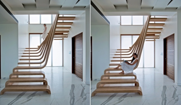 escalier-suspendu-design-extraordinaire-marches-bois