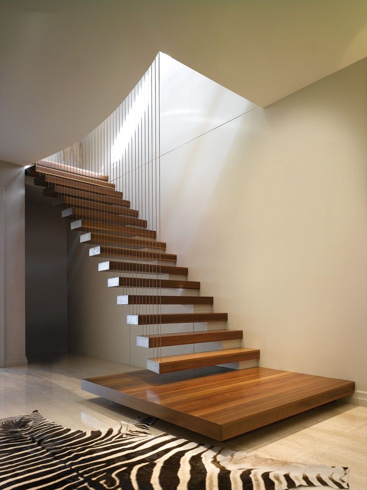 Escalier suspendu de design moderne en 55 exemples supers Escalier Contemporain inspiration