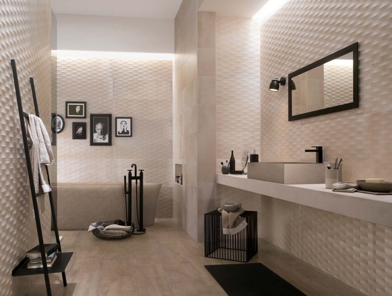 Faïence salle de bains – 88 des plus beaux carrelages design Pierre bains salle Créatif de