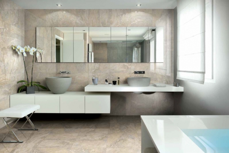 faience-salle-bains-impero-aspect-pierre-naturelle-meuble-sous-vasque-blanc