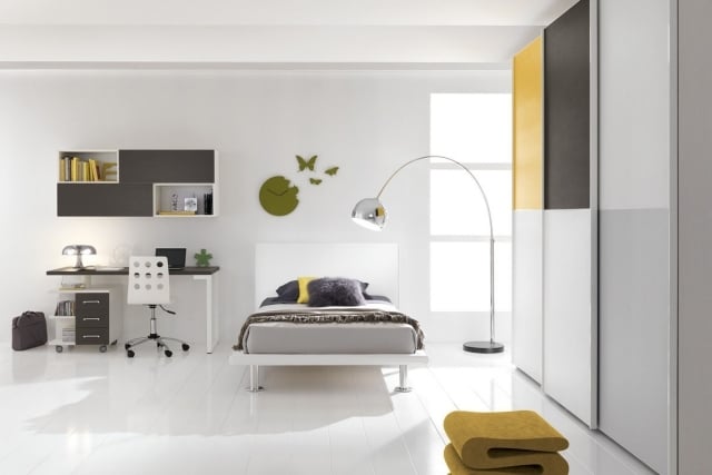 idee-mobilier-chambre-enfant-etageres-murales-armoire-lampe-sol