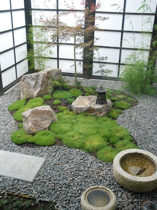 jardin-japonais-gravier-mousse-roches-érable-Japon-bassins-pierre