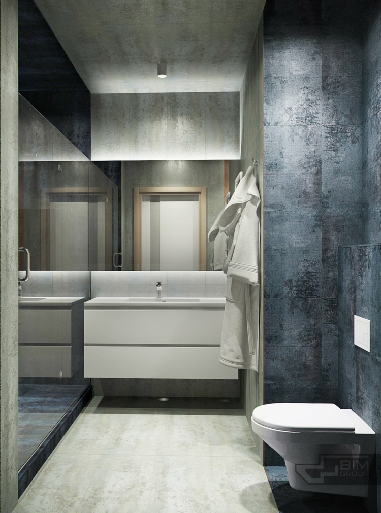 meubles-gris-appartement-salle-bains-design-masculin-murs-gris-foncé-accents-blancs
