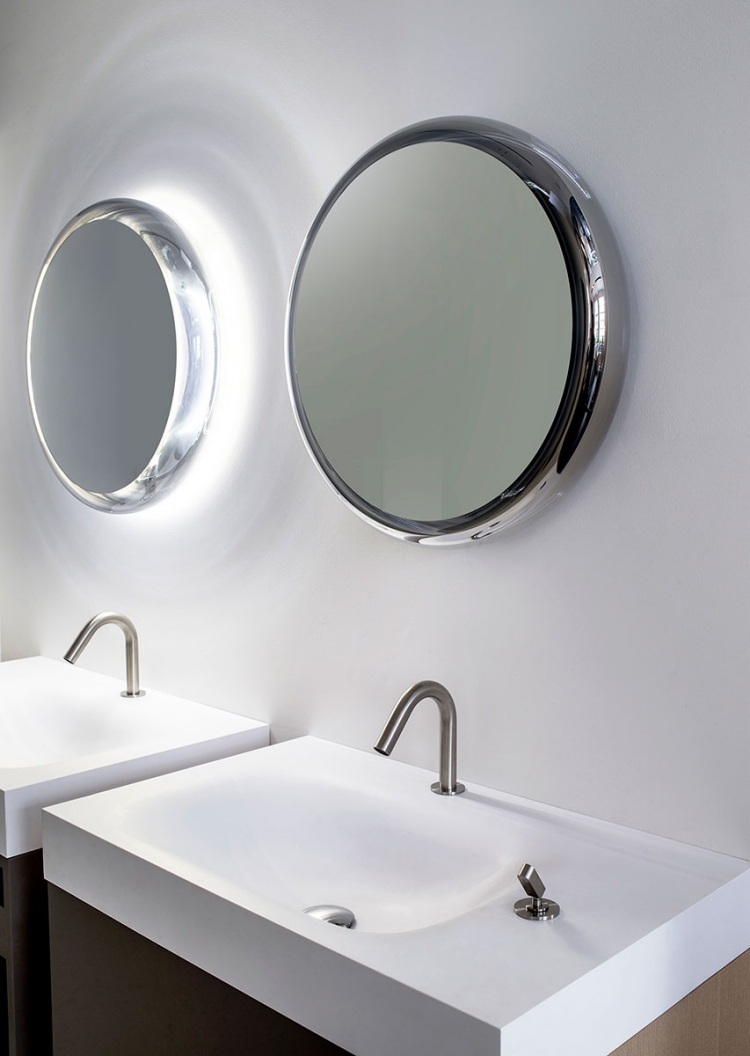 Wieden Miroir de Salle Avec éclairage DEL miroir mural salle de bains miroir sur mesure a01