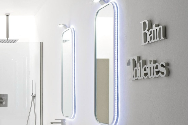 Miroir salle de bain lumineux en 55 designs super modernes