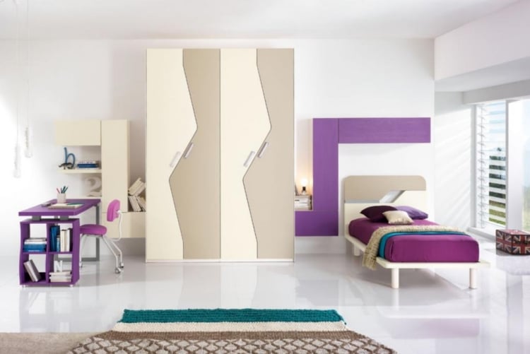 mobilier-chambre-enfant-armoire-rangement-lit-bureau-violet-chaise