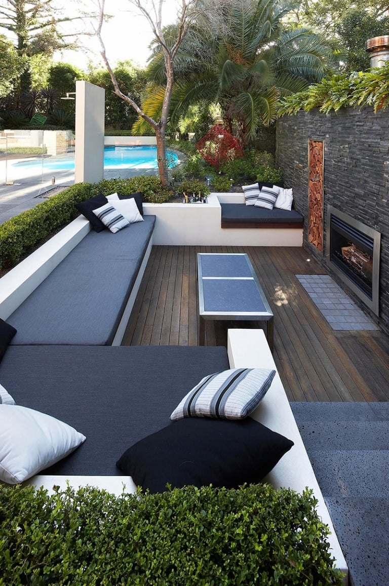 mobilier-jardin-lounge-design-moderne-blanc-noir-gris