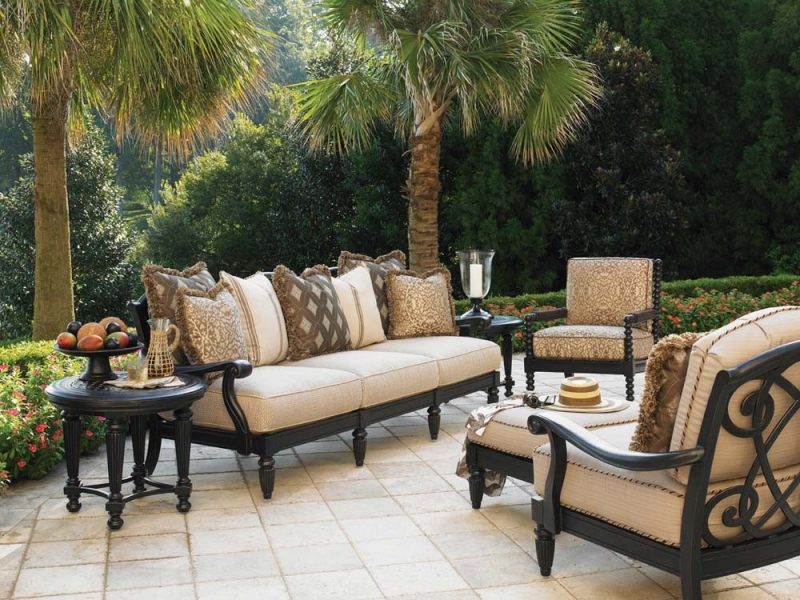 mobilier de jardin-style classique canapé-fauteuils-élégants
