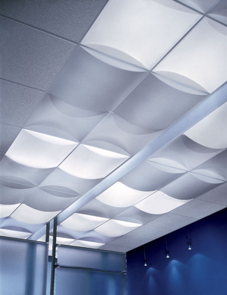 panneau-acoustique-décoratif-plafond-lumineux-billo-3d-usg