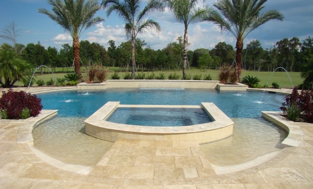 piscine-exterieur-revetement-sol-palmiers-fontaine