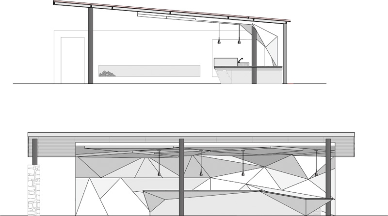 plan-architecte-latéral-Nosotros-bar-meuble-bar-design-Otto-Felix-Design