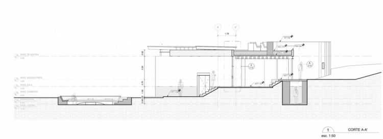plan-architectural maison-écologique pierre bois béton pisé