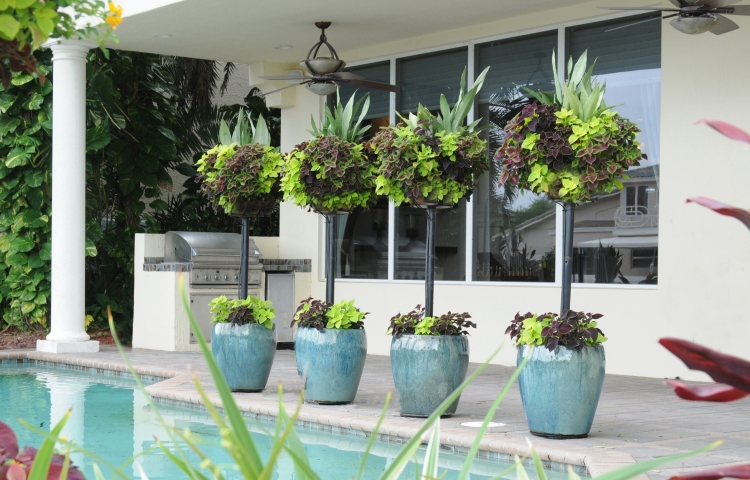 pots-de-fleurs-couleurs-bleue-terrasse-exterieure