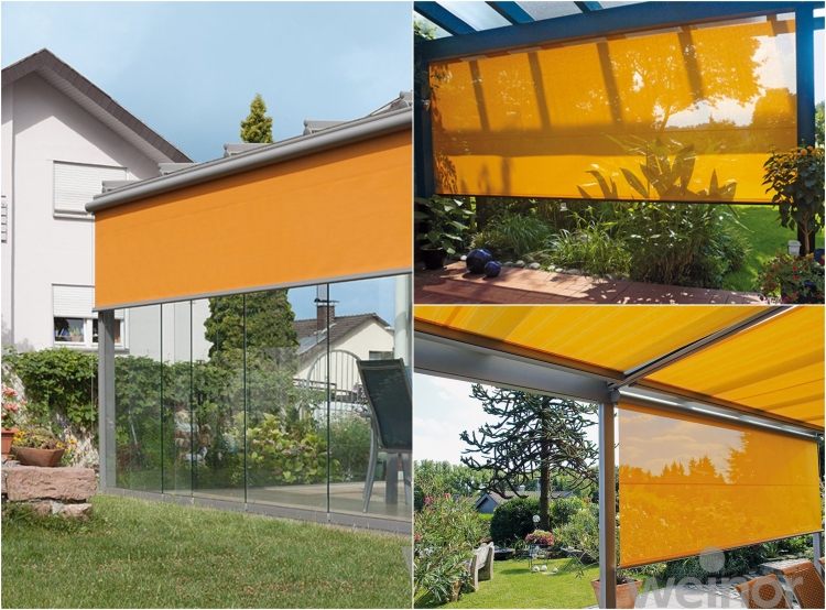 protection-solaire-terrasse-auvent-retractable-jaune