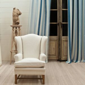 rideaux occultants liн nuances bleues Zephyr design Dedar