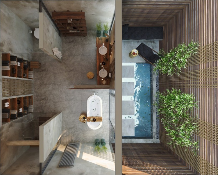 salle-de-bains-de-luxe-bambou-plan-vasque-bois-bambou