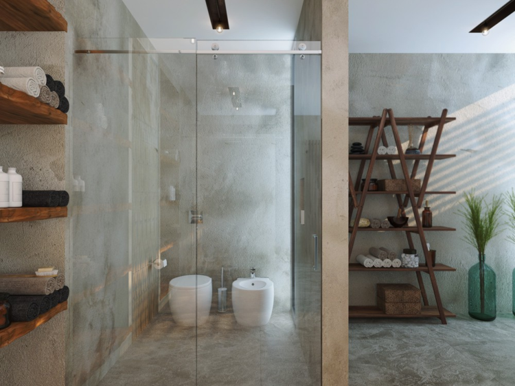 salle-de-bains-de-luxe-douche-italienne-etageres-rangement-bois