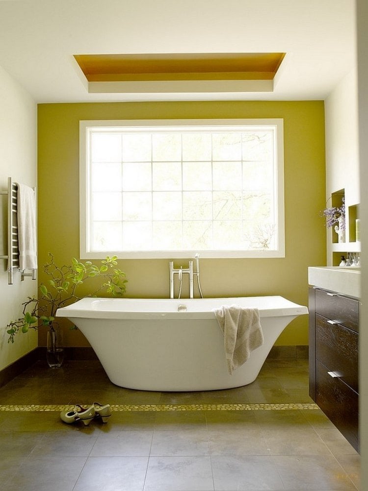 salles-bains-contemporaine-blanche-vert-pistache