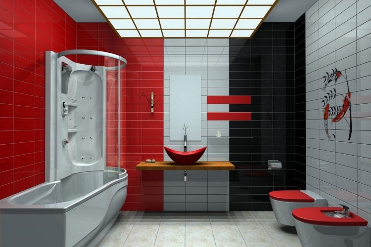 salles-bains-toilettes-carrealge-blanc-noir-rouge