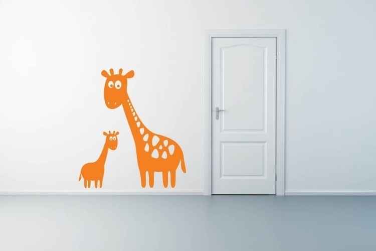 sticker-mural-chambre-bebe-girafes