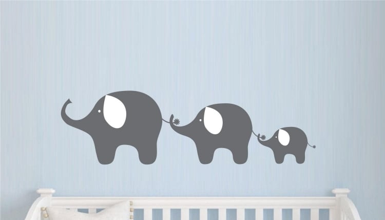 sticker-mural-chambre-bebe-theme-elephant-lit
