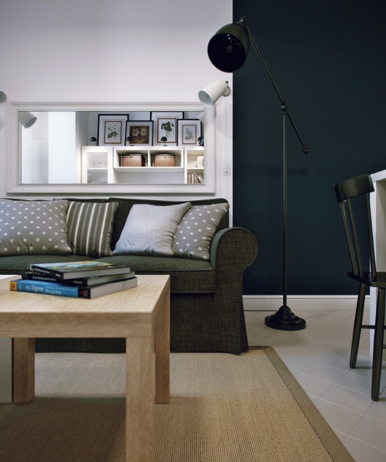 table-basse-bois-massif-luminaires-design-salon-moderne