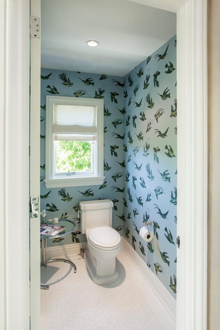 toilettes-design-taquin-papier-peint-bleu-oiseaux