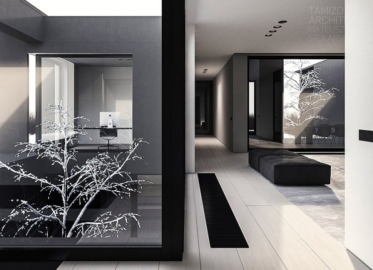 6architecture-interieure-moderne-salle-séjour-carrelage-marbre-terrase-ottomans-noirs-q-house