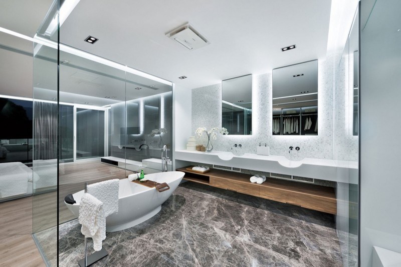 carrelage-sol-marbre-salle-bains-miroirs-led-baignoire-îlot