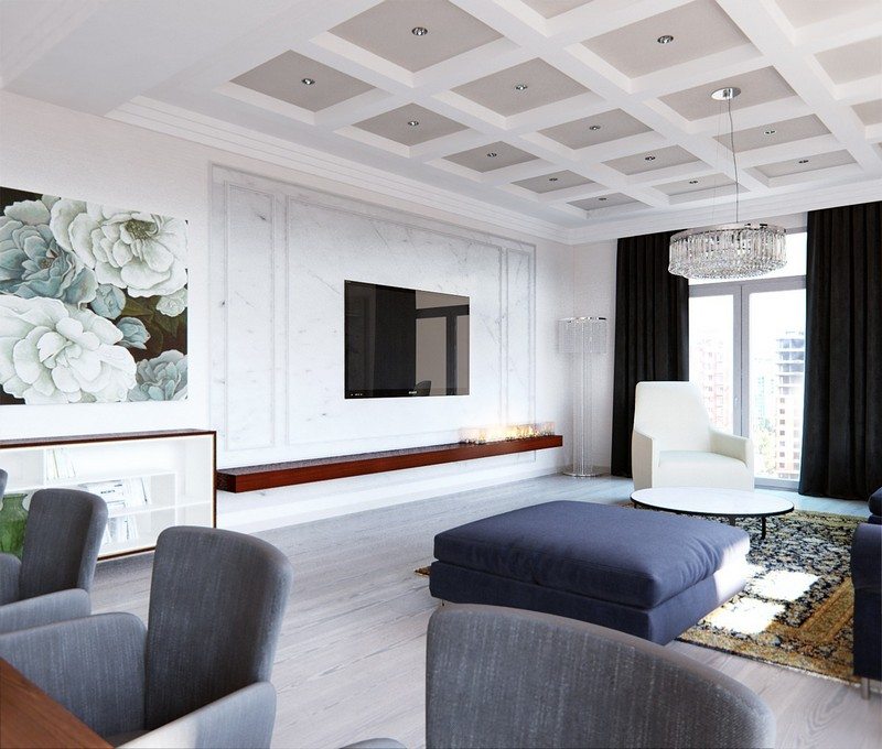 carrelage-sol-marbre-salon-mur-accent-marbre-blanc-faux-plafond-mobilier-gris