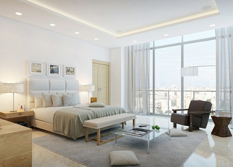 25 idées pour la chambre à coucher moderne de toute taille Modèle de chambre à couché