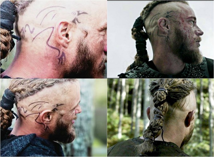 coiffure déguisement-Halloween Ragnar Lodbrok Vikings
