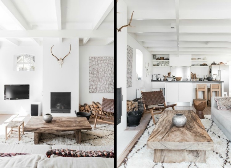 Déco salon blanc pour une atmosphère accueillante – 80 idées Chalet Blanc inspiration