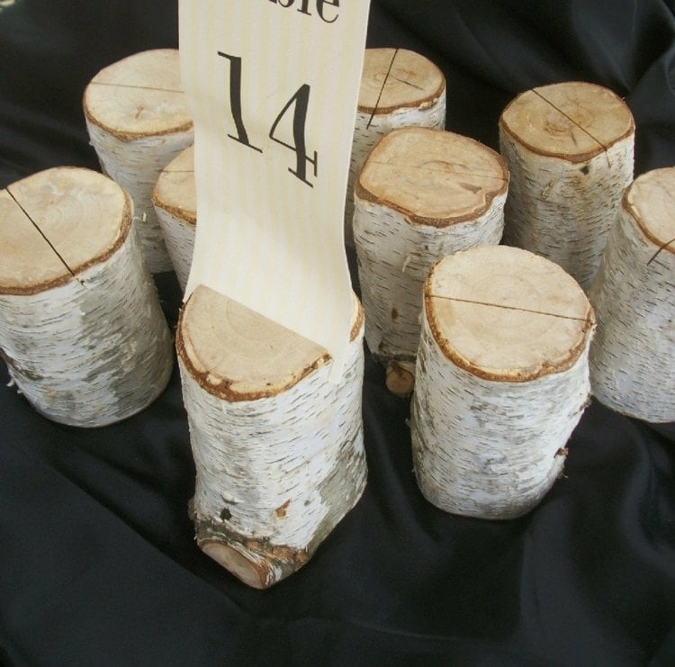 decoration-tronc-bouleau-numéro-table-déco-rustique-naturelle
